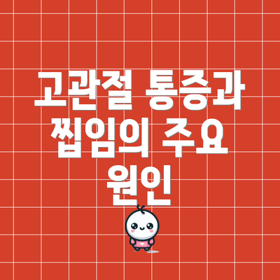고관절 통증과 찝임의 주요 원인