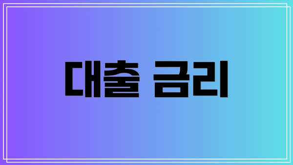 대출 금리