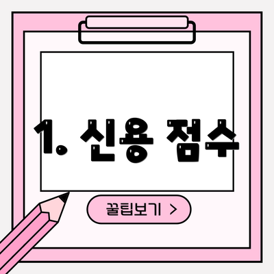 1. 신용 점수
