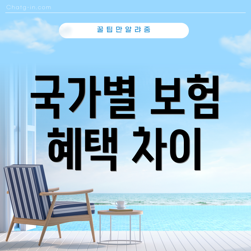 국가별 보험 혜택 차이