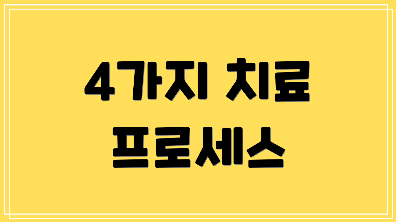 4가지 치료 프로세스