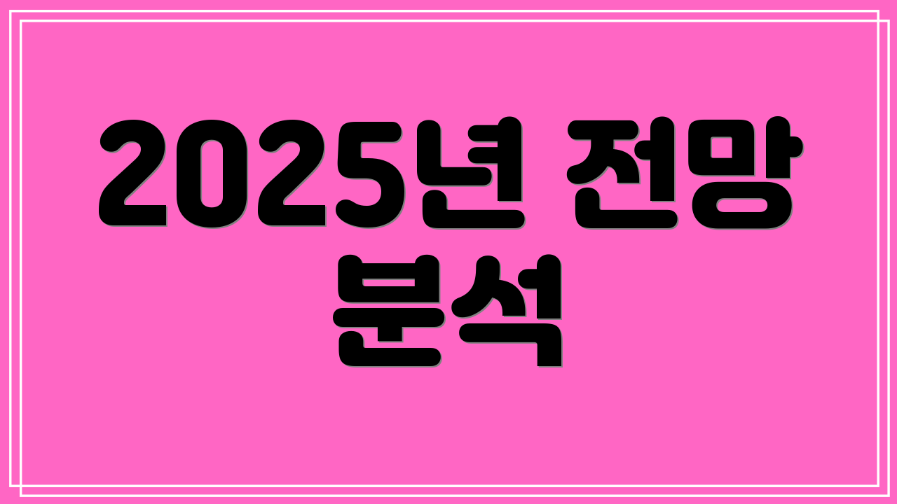 2025년 전망 분석
