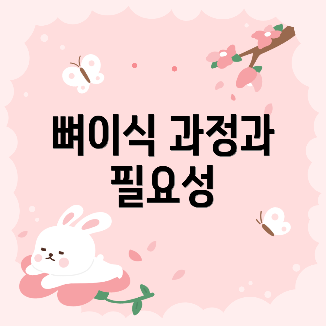 뼈이식 과정과 필요성