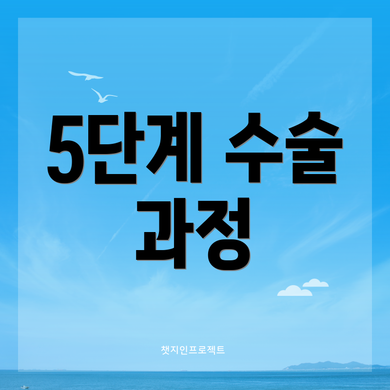 5단계 수술 과정
