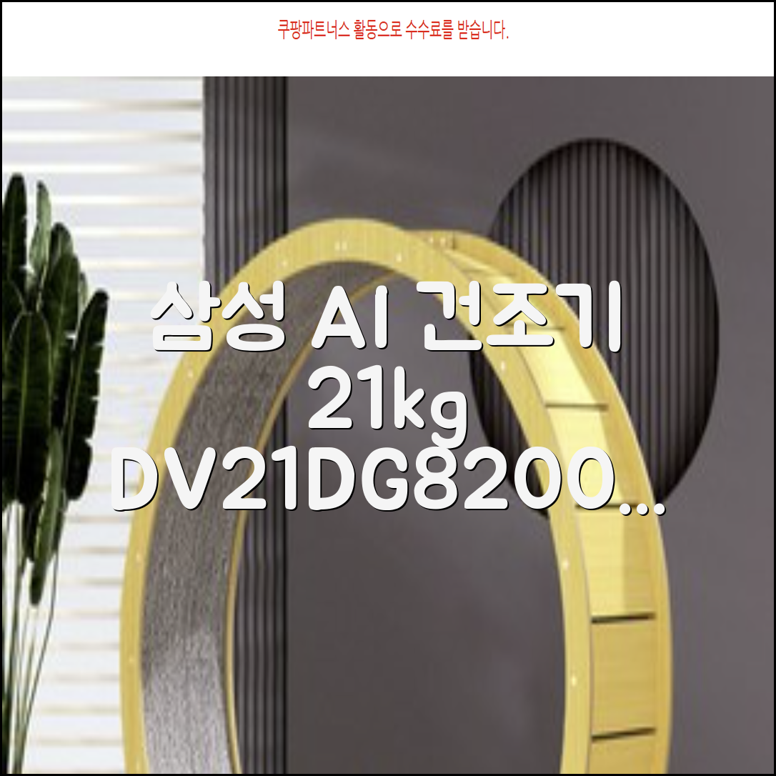 [10% 환급가전] 삼성전자 AI 건조기 DV21DG8200BW 21kg 방문설치, 화이트 추천 리뷰