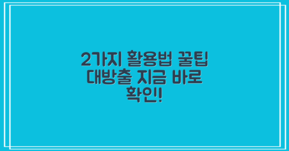 2가지 활용법