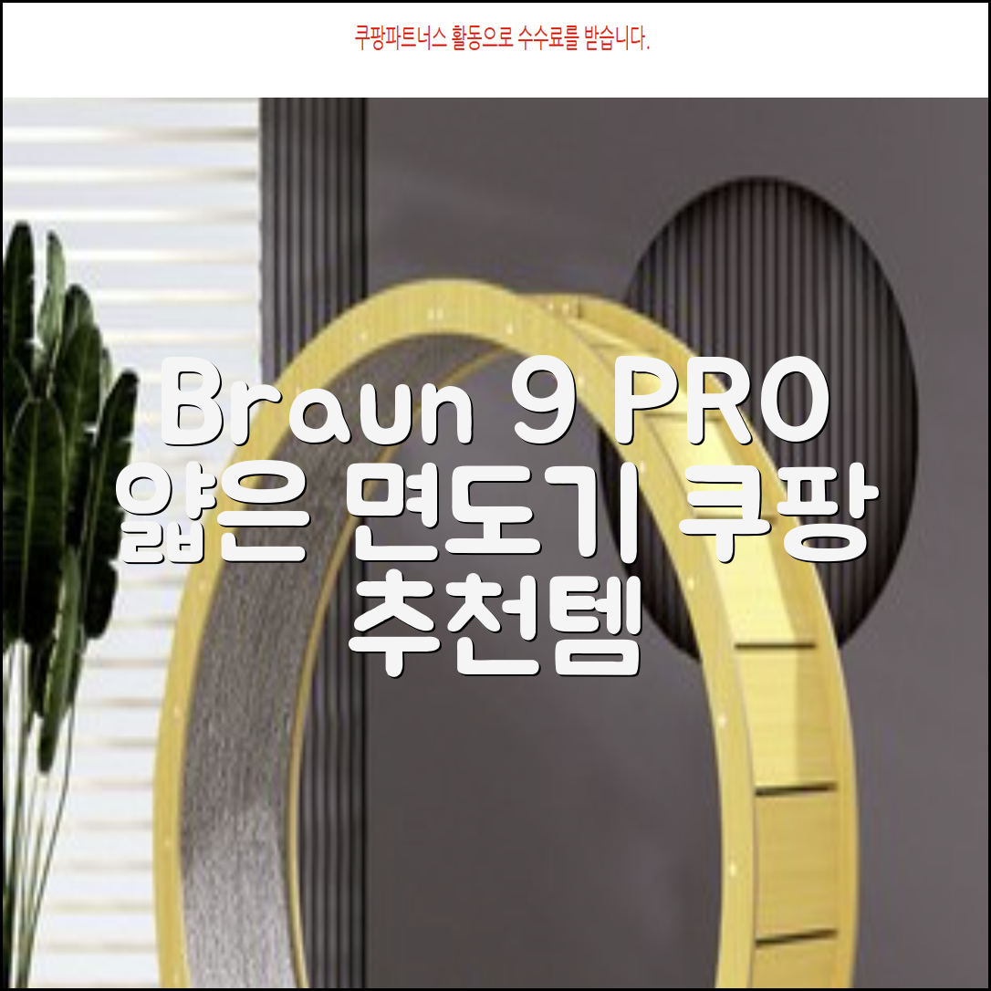 BRAUN 시리즈 9 PRO+ 울트라 씬 전기면도기, 실버, 9667cc 추천 리뷰