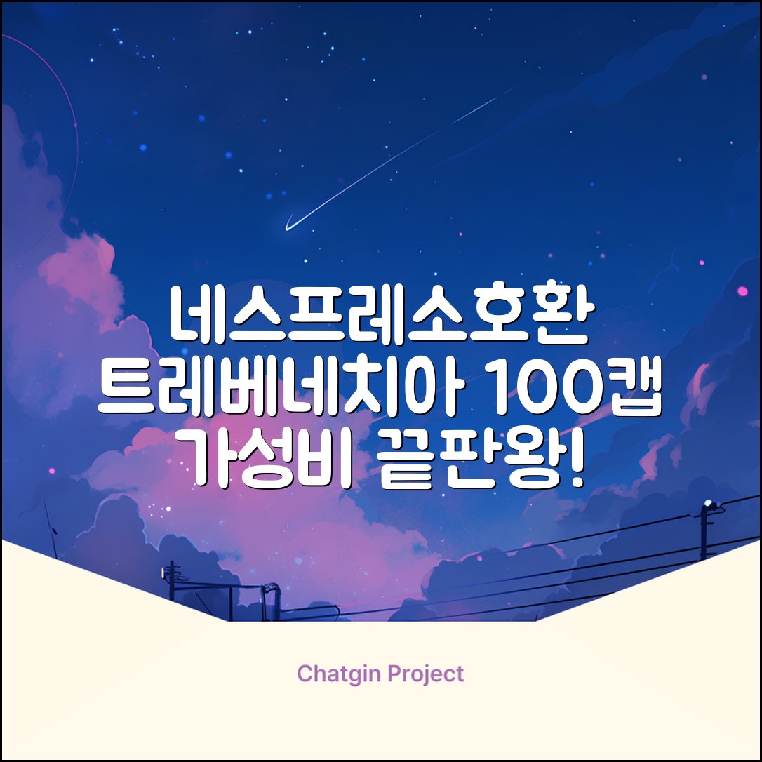 트레베네치아 네스프레소호환 캡슐커피 알루미늄 100캡슐, 5.5g, 10개입, 10개 추천 리뷰