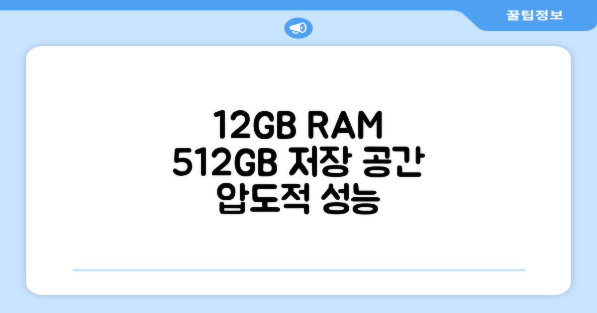 12GB+512GB, 성능을 경험하세요