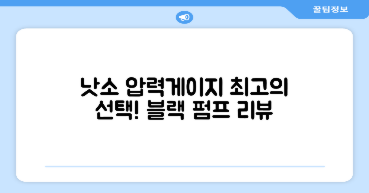 낫소 양방향 압력게이지 펌프, 블랙, 1개 추천 리뷰
