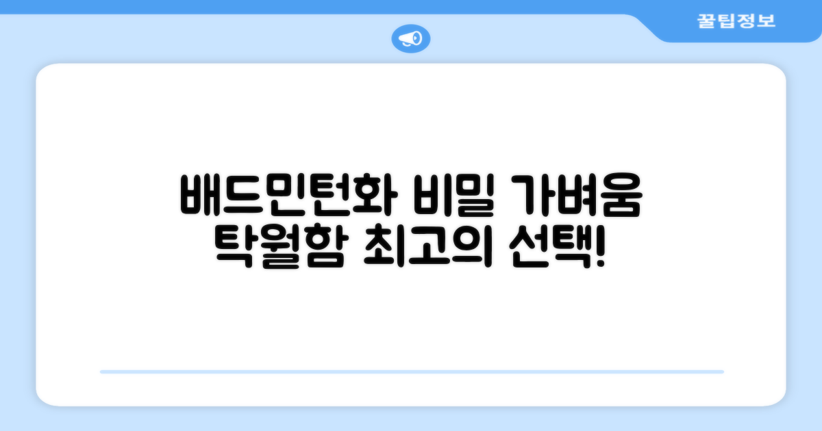 가벼움, 탁월함, 배드민턴화의 비밀