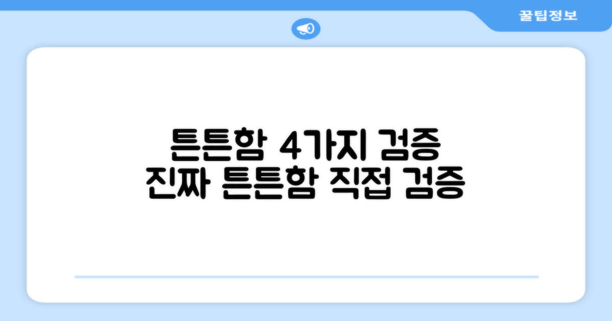 4가지 튼튼함 검증