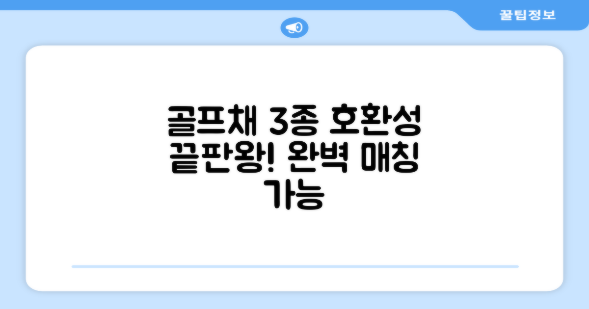 3가지 골프채 호환