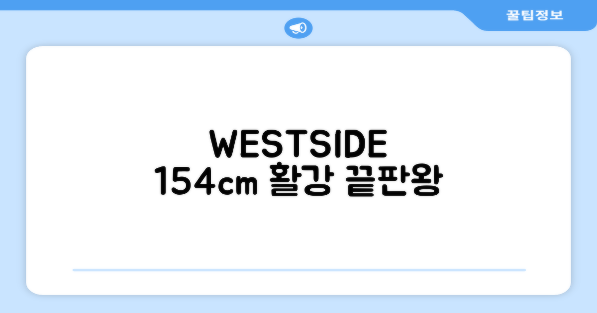 WESTSIDE 154cm 활강 능력