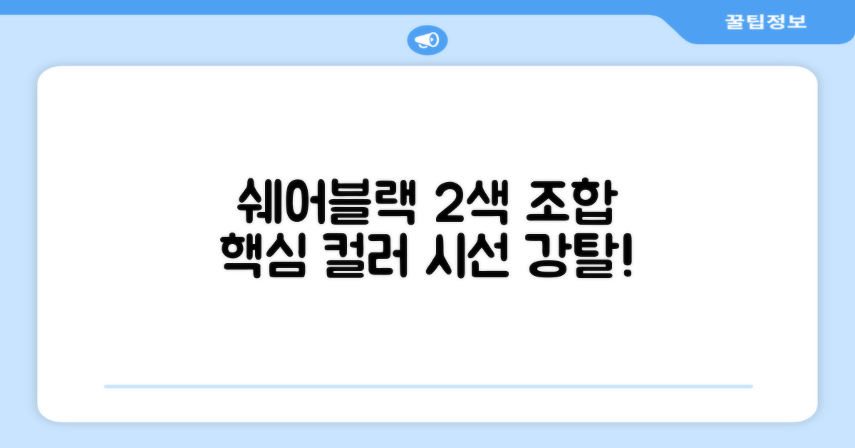 2가지 쉐어블랙 색상