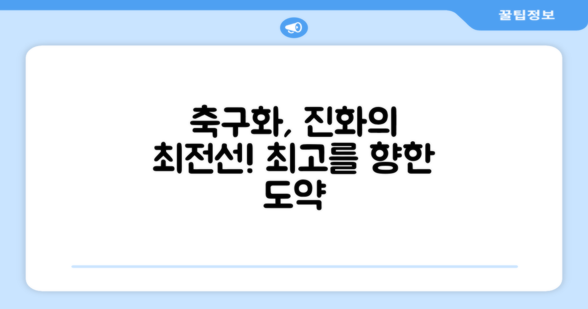 축구화, 진화의 최전선