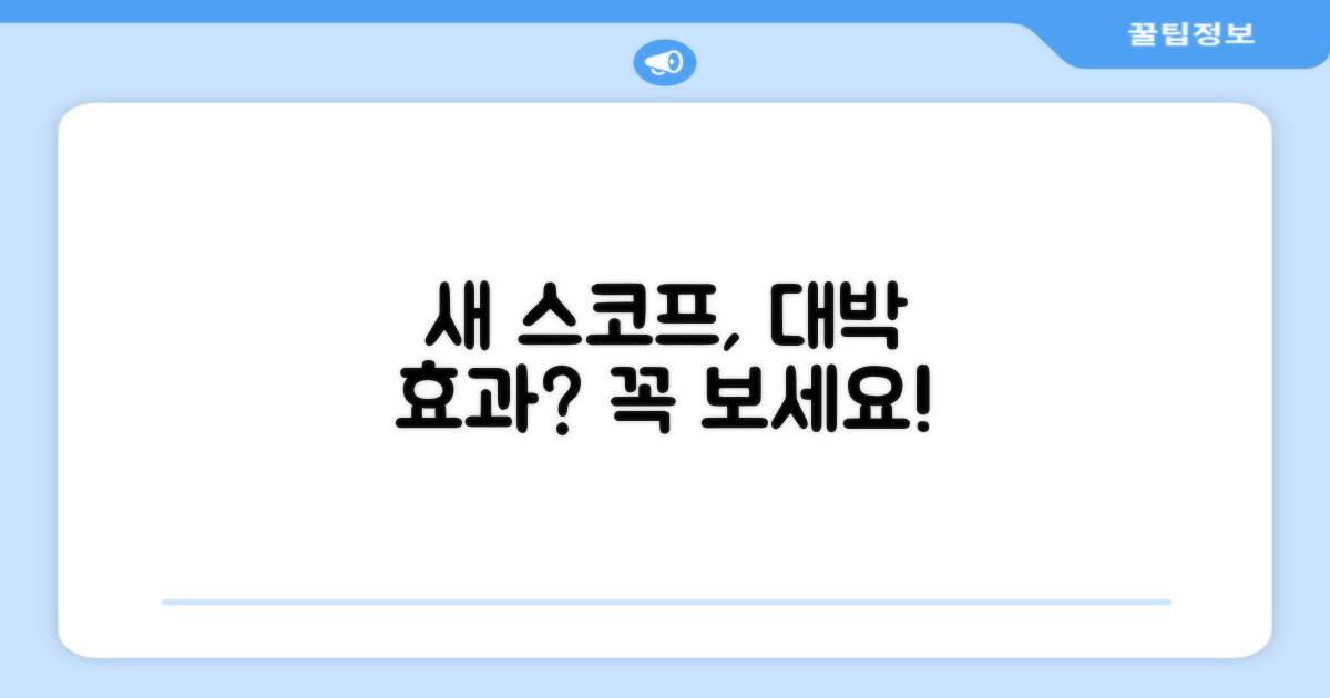최신 스코프, 기대효과는?