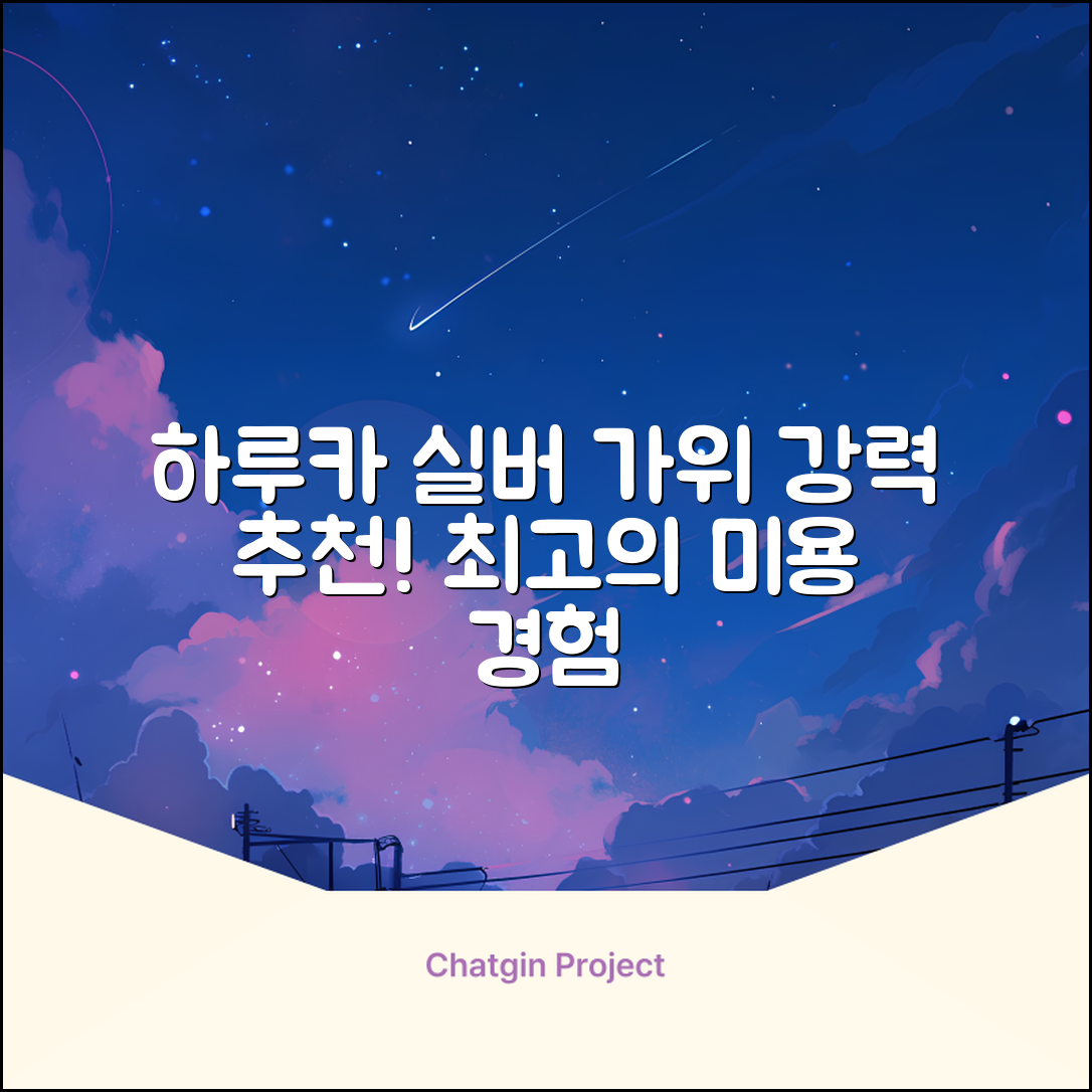 하루카 미용가위 세트, 실버, 1개 추천 리뷰