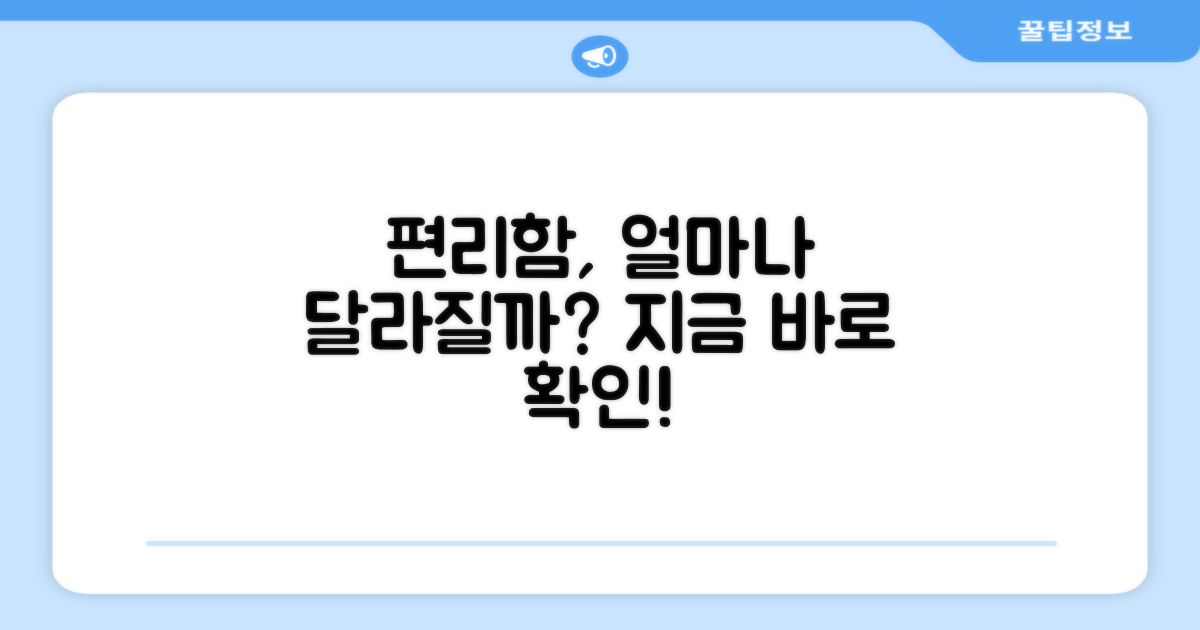 편리함, 얼마만큼 달라질까?