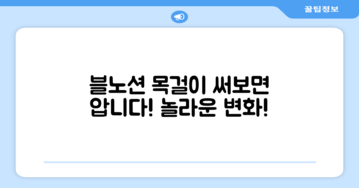 블노션 목걸이, 써보세요!