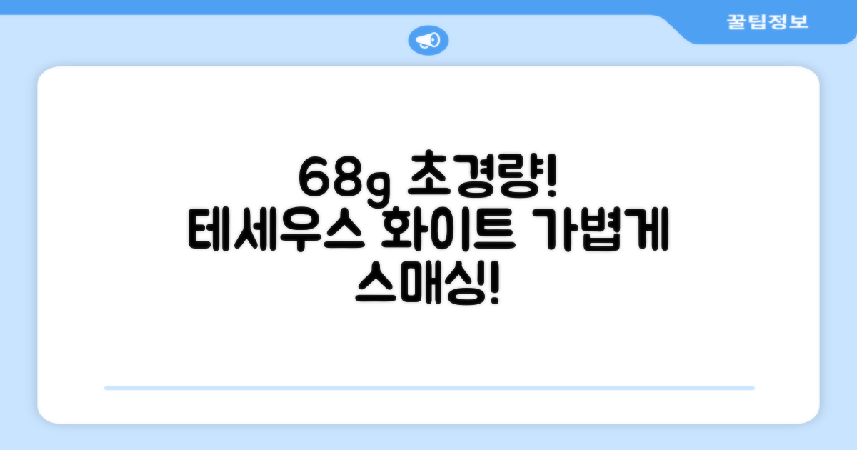 68g 초경량, 테세우스 화이트 🏸