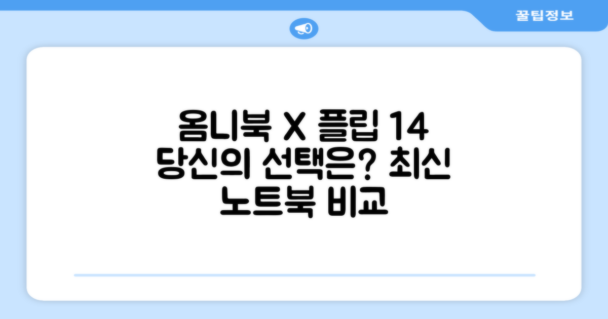 옴니북 X 플립 14, 당신의 선택!
