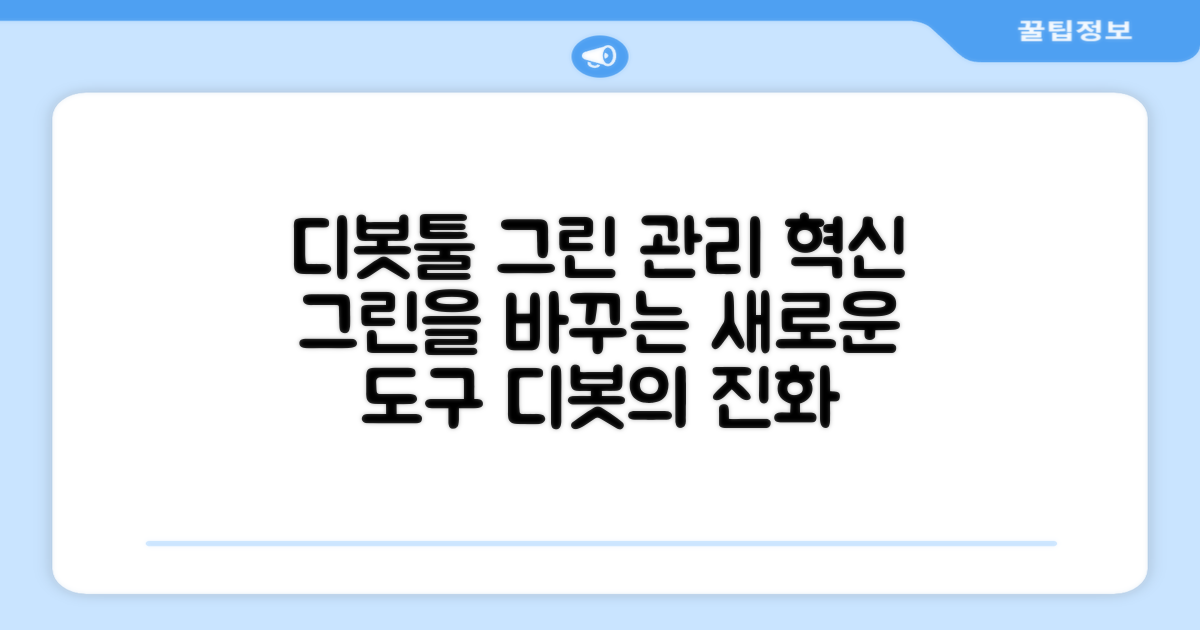 디봇툴, 그린 관리의 진화
